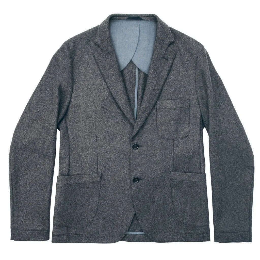 The Telegraph Jacket in Grey Wool