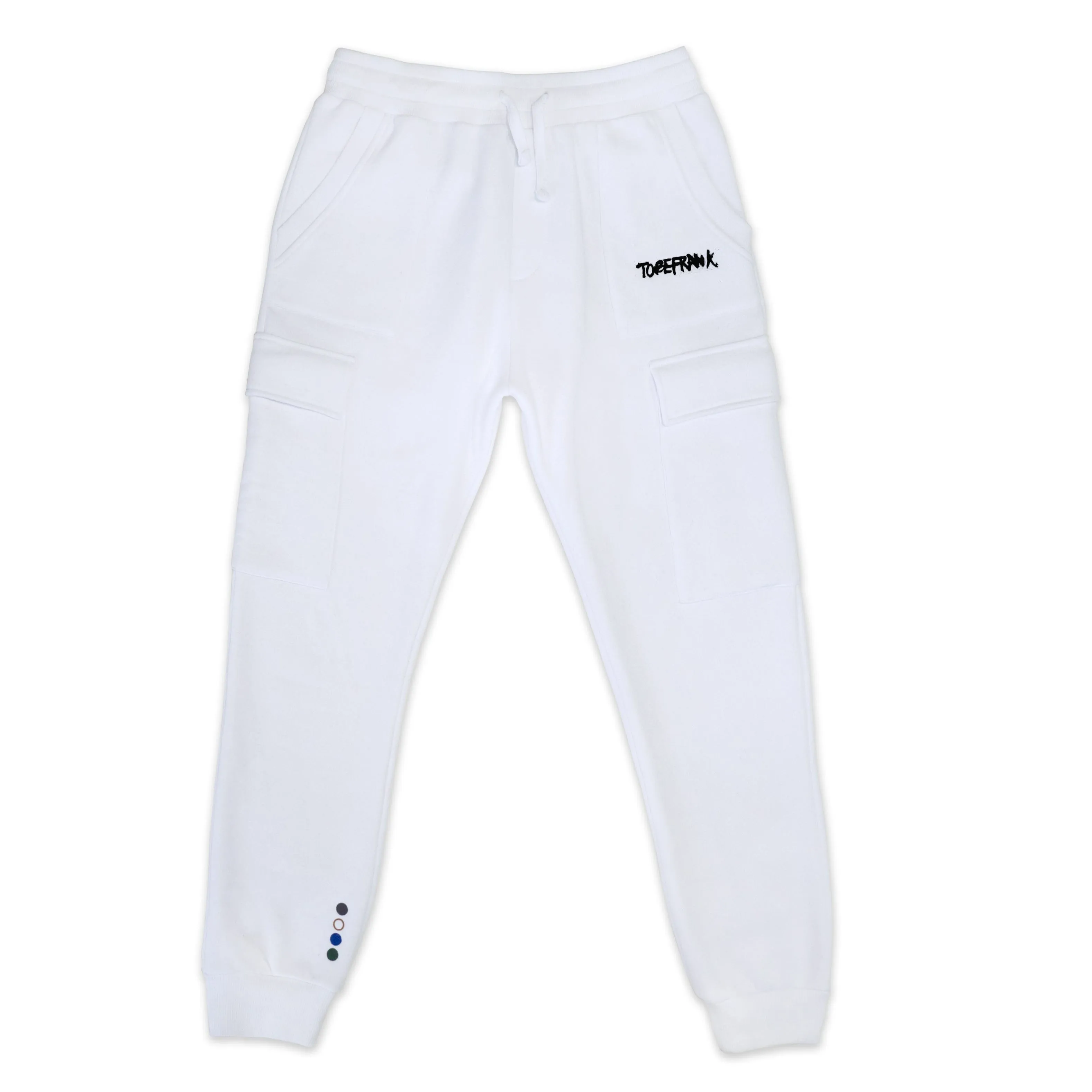 UNISEX CARGO NELSON JOGGER IN WHITE