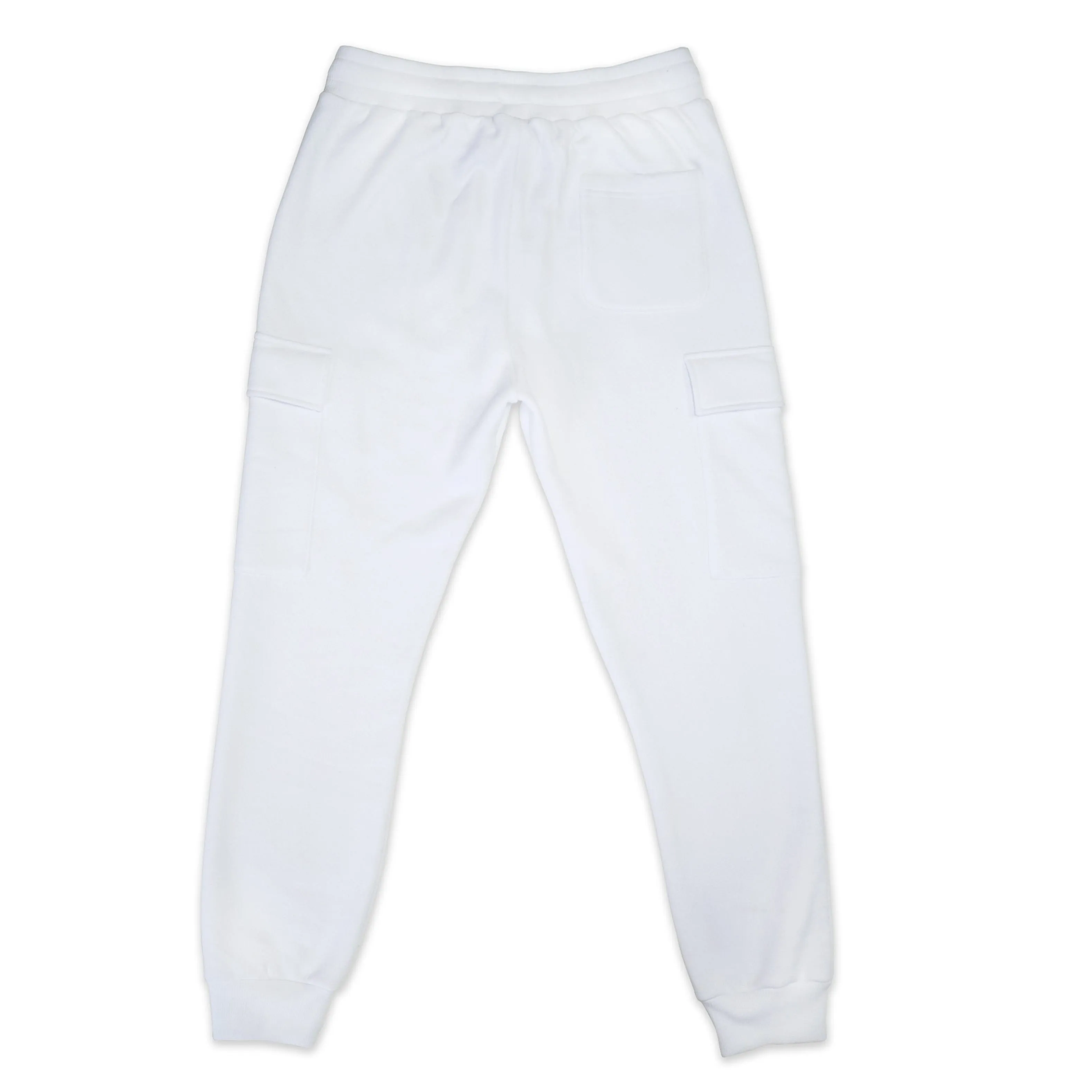 UNISEX CARGO NELSON JOGGER IN WHITE