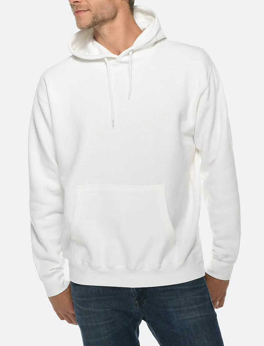 Venley Weighted Men's MADE IN THE USA White Hoodie