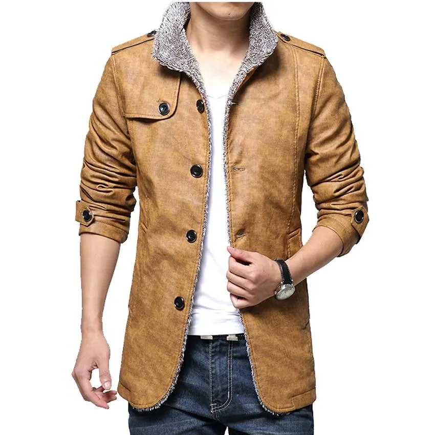 West Louis™ Winter Men's Leather Jackets